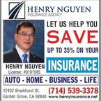 Henry Nguyen Insurance Agency - Garden Grove, CA, USA